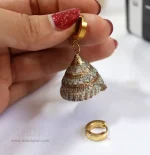 گوشواره تا به تا صدف مخروطی - Image 2