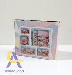 پازل سه بعدی خانه مینیاتوری چوبی DIY با LED - Image 2