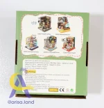 کیت خانه مینیاتوری چوبی DIY با LED - Image 5