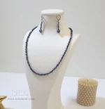 گردنبند و گوشواره یاقوت کبود اصل جواهری