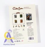 کیت بوک نوک چوبی DIY با LED | ماکت دکوری کتابخانهای cutebee - Image 8