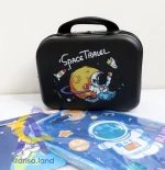 ست لوازم تحریر فضانوردی با کیف چمدانی رمزدار Space Travel - Image 9