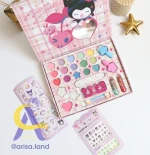 ست لوازم آرایش طرح کرومی 25 در 1