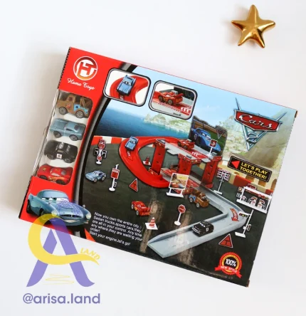 ست پارکینگ ماشین طرح Cars 2 مک‌کوئین