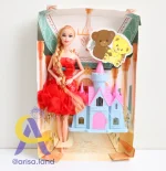 عروسک باربی با قصر fashion girl
