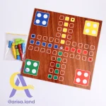 منچ و مارپله چوبی- 33 در 33 سانتیمتر