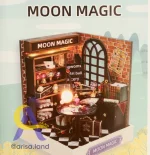 کیت ساخت خانه مینیاتوری مدل Moon Magic برند Cute Room (DIY با چراغ LED) - Image 2