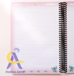 دفتر 100 برگ وزیری سیمی جلدسخت طرح استیچ لانگو (Lango) - تصویر 5