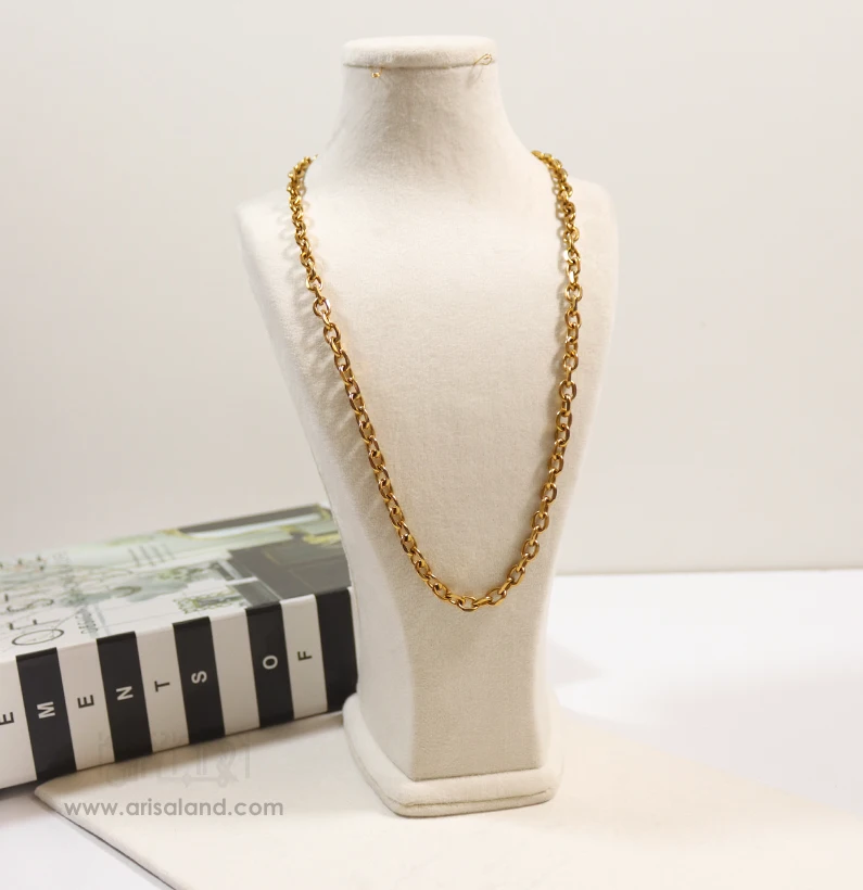 zajir-stil-gold-02 زنجیر استیل طلایی اسپرت