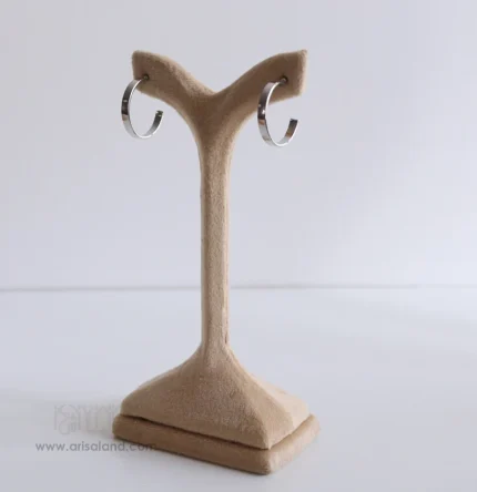 گوشواره حلقه ای C شکل ساده