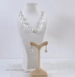 ست گردنبند و گوشواره مروارید باروک