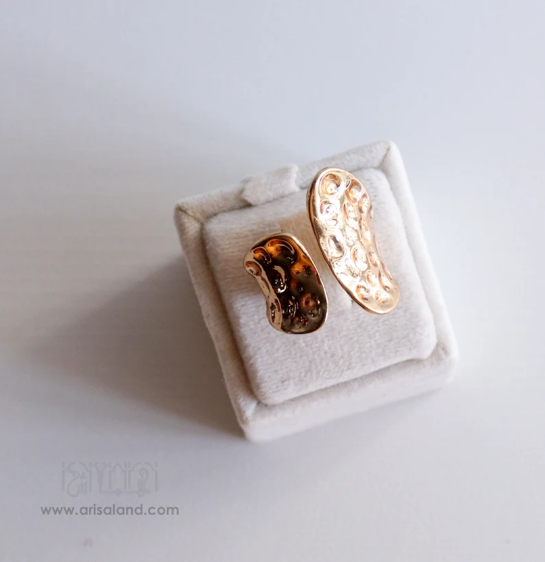 fashion-gold-ring-01 انگشتر فشن طلایی-کد10025