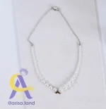 گردنبند مروارید شل با آویز دم وال کد 307 - Image 2