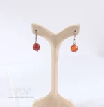 ست گردنبند و گوشواره عقیق اصل کد 214 - Image 4