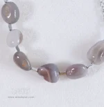 دستبند عقیق کبود کد 10030 - Image 3