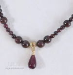 گردنبند گارنت اصل کد 20045 - Image 2