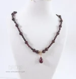 گردنبند گارنت اصل-20045