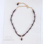 گردنبند گارنت اصل کد 20045 - Image 3