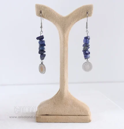 گوشواره لاجورد اصل الیزابت