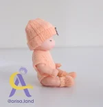 عروسک بچهLovely Doll   لاولی با لباس بافتنی کلاه‌دار - Image 4