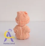 عروسک بچهLovely Doll   لاولی با لباس بافتنی کلاه‌دار - Image 3