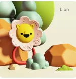 دندانگیر حسی نوزاد هولا Hola مدل E318A | Forest Baby Teether - تصویر 7